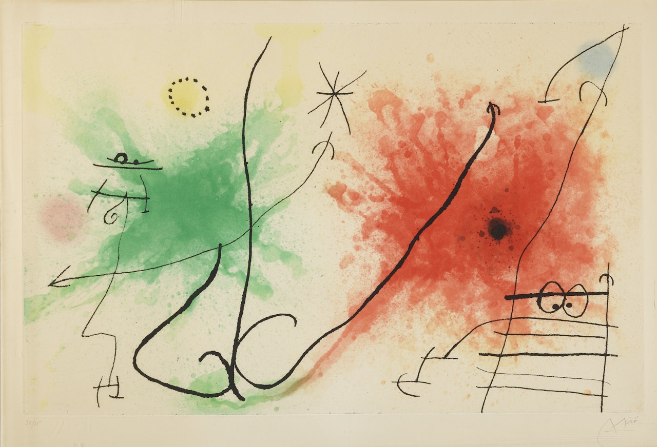 PARTIE DE CAMPAGNE V (D. 434) by Joan Miró