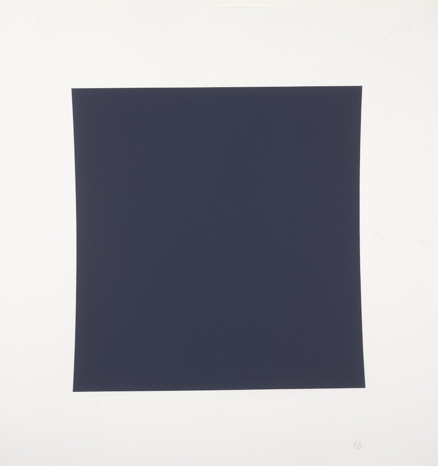DIPTYCH: DARK BLUE, DARK GREEN (A. 298) by Ellsworth Kelly