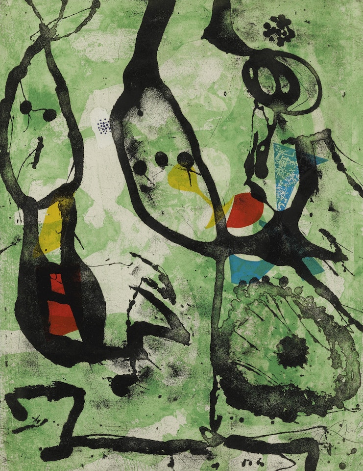 GRANS RUPESTRES IV (D. 1056) by Joan Miró