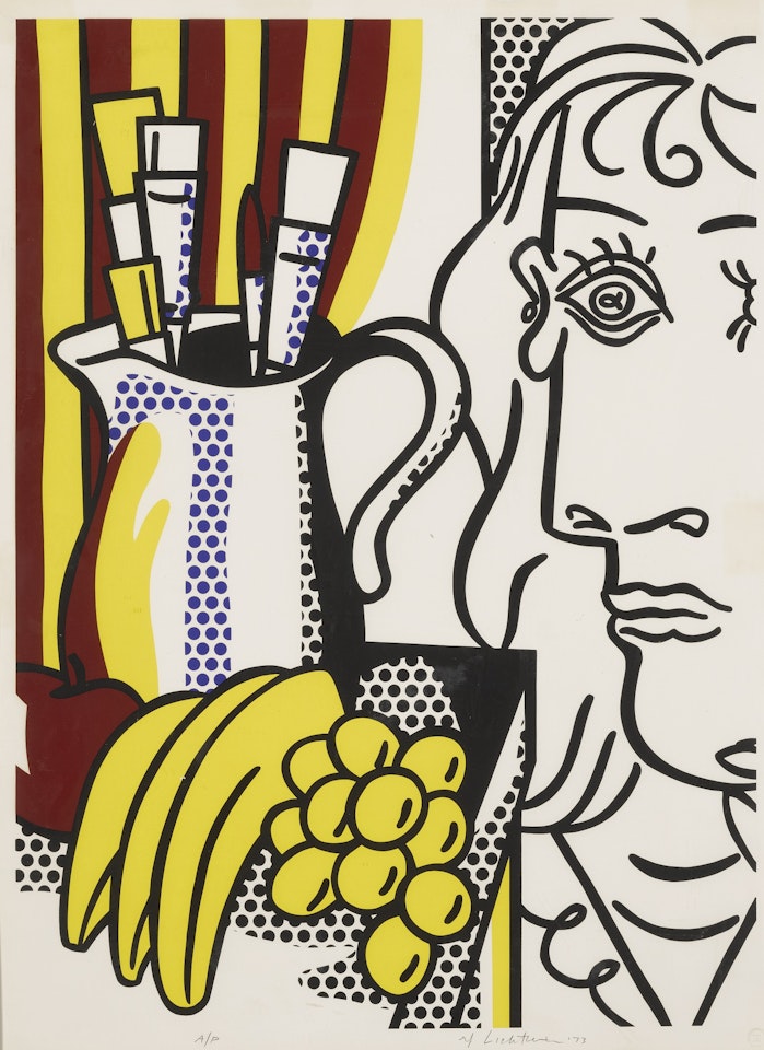 STILL LIFE WITH PICASSO (C. 127) by Roy Lichtenstein