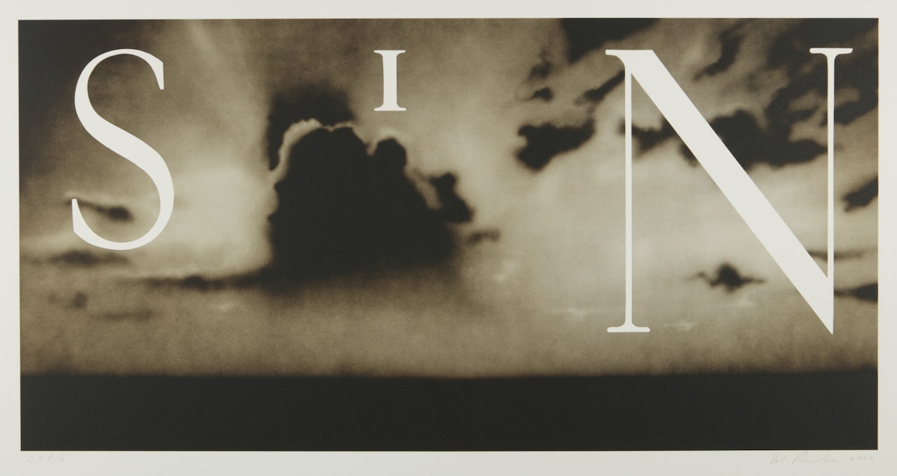 SIN-WITHOUT by Ed Ruscha
