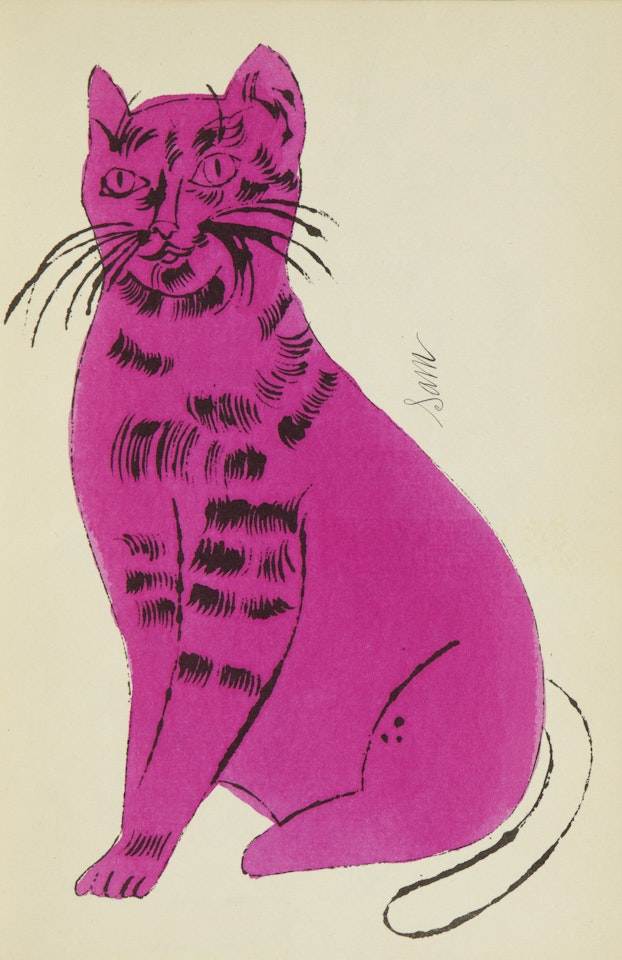 25 CATS NAME[D] SAM AND ONE BLUE PUSSY (F. & S. IV.52A - 68A) by Andy Warhol