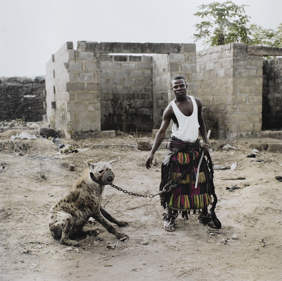 ATTO WITH MAINASARA, OGERE-REMO, NIGERIA, FROM "GADAWAN KURA - THE HYENA MEN SERIES II" by Pieter Hugo