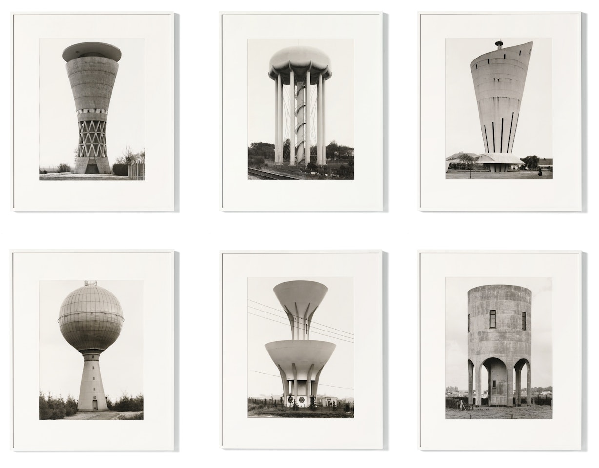 WATER TOWER TYPOLOGY by Bernd & Hilla Becher