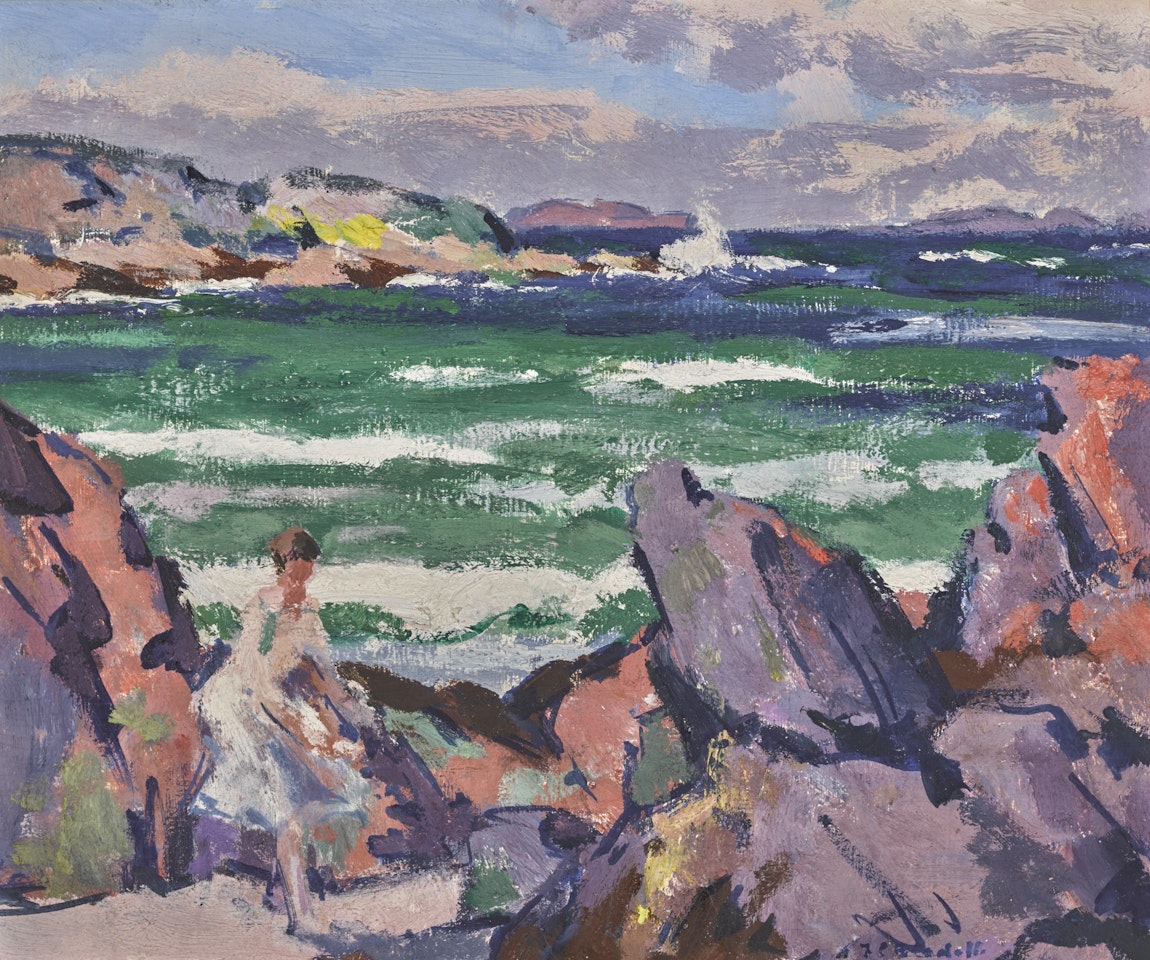 NORTH WIND, IONA (THE BATHER) by Francis Campbell Boileau Cadell