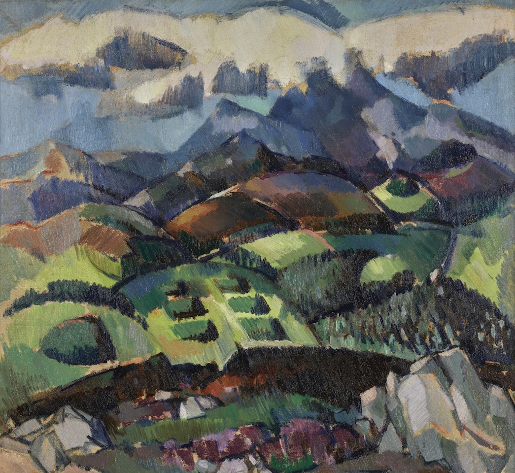 LOOKING OVER KILLIECRANKIE by John Duncan Fergusson