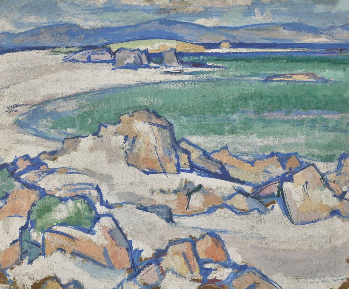 LOOKING FROM IONA TOWARDS MULL by Samuel John Peploe