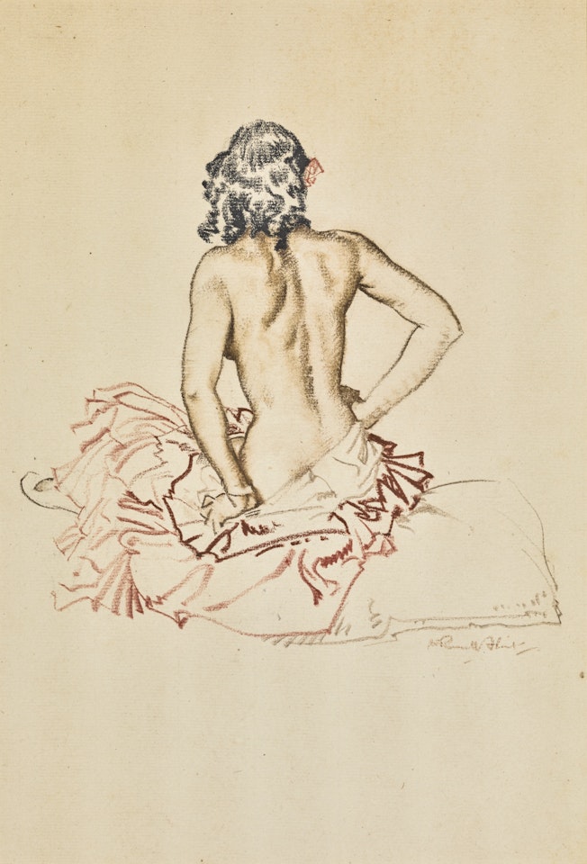 STUDY OF CASILDA - NO.4 by William Russell Flint