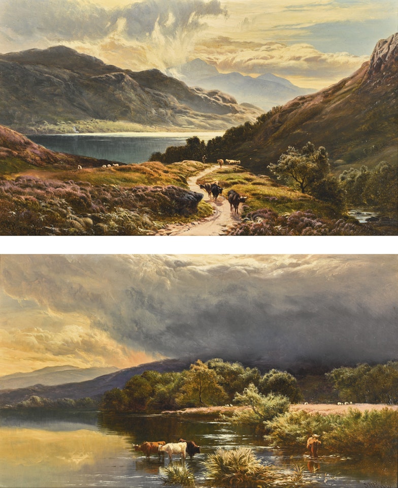 AT KILLIN, PERTHSHIRE; GLEN COE, ARGYLLSHIRE by Sidney Richard Percy