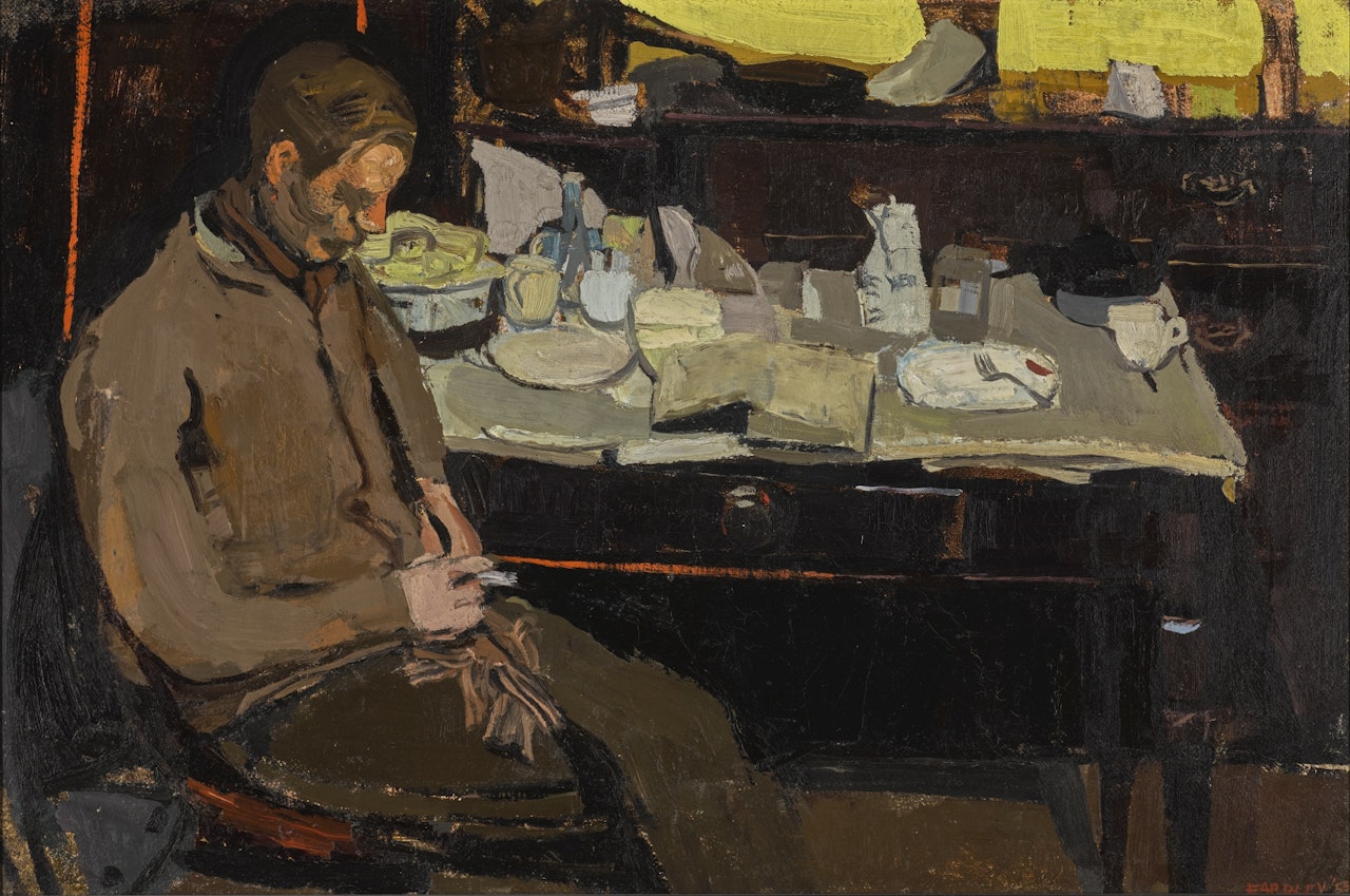 THE TABLE  by Joan Eardley