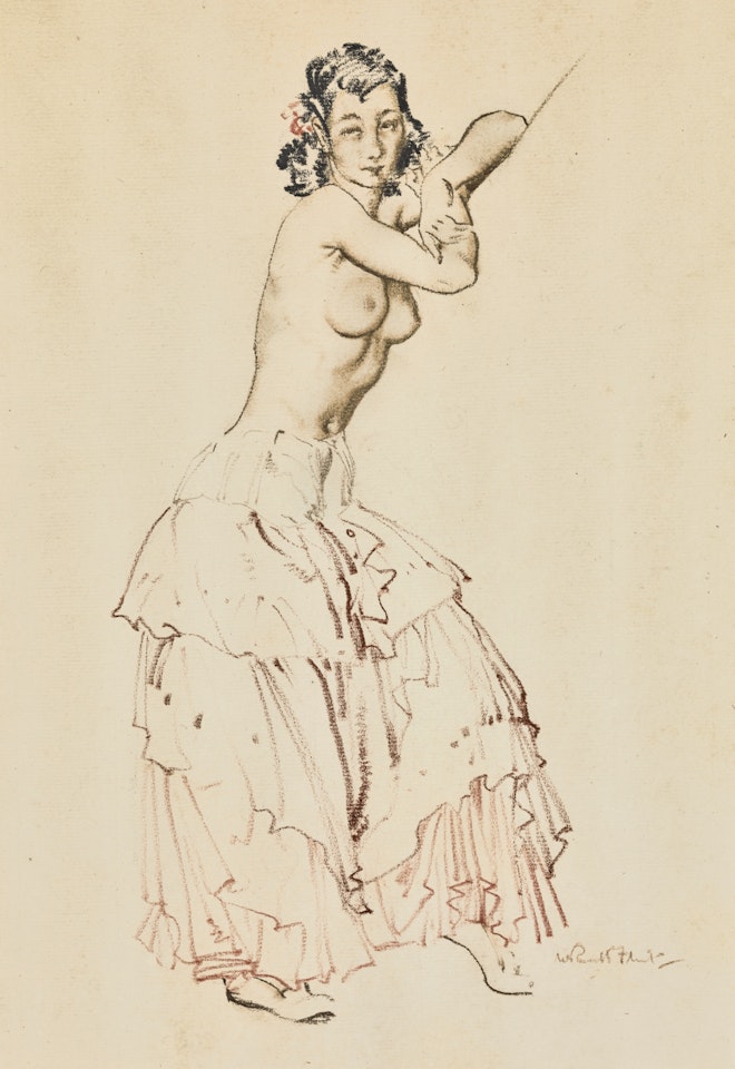 STUDY OF CASILDA - NO. 2 by William Russell Flint