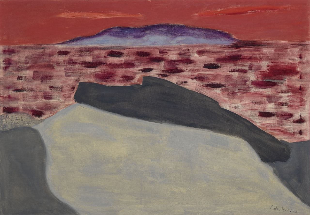 SUNSET SEA by Milton Avery
