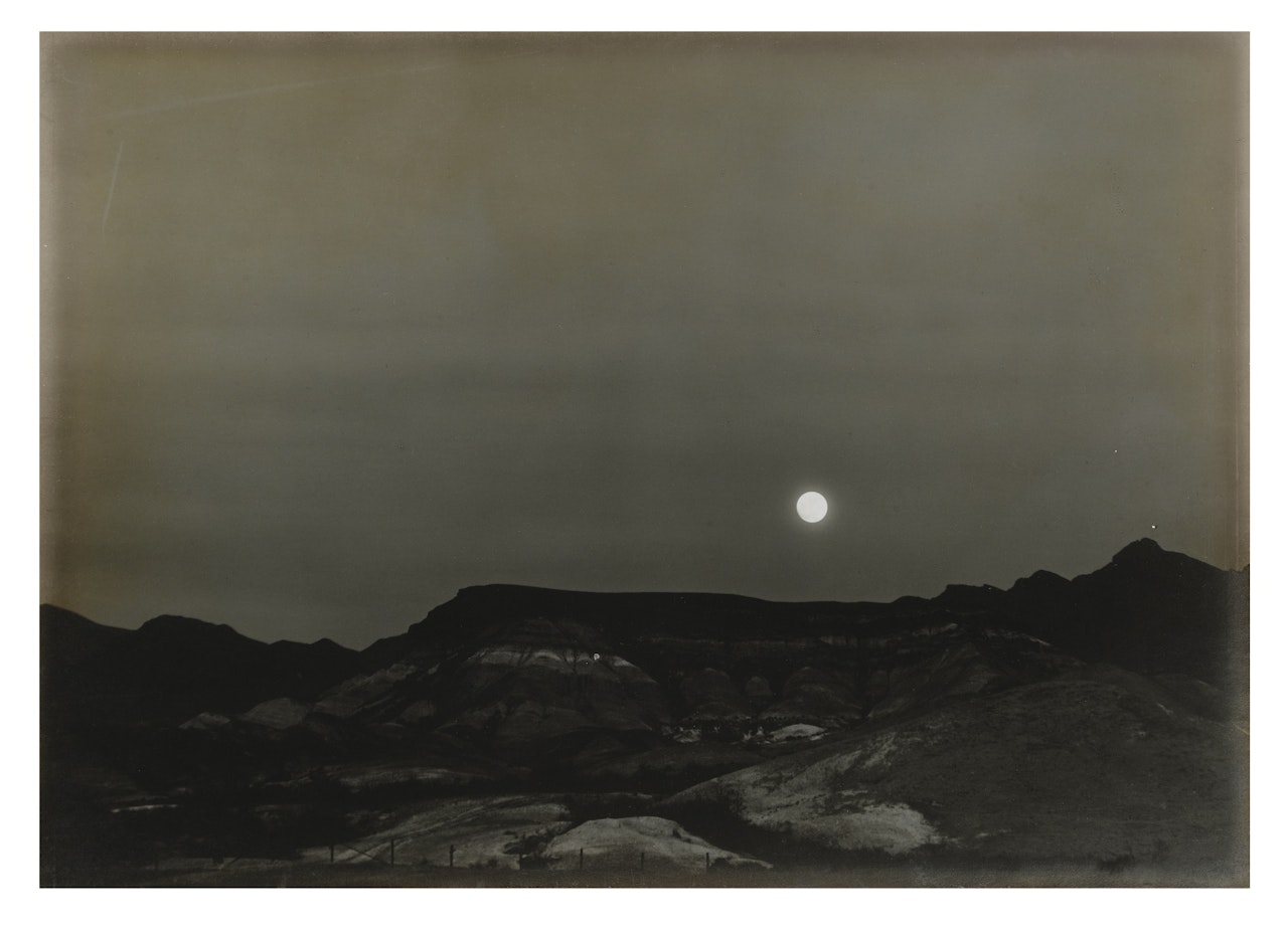 MOONRISE, DEATH VALLEY, 1938 by Edward Weston