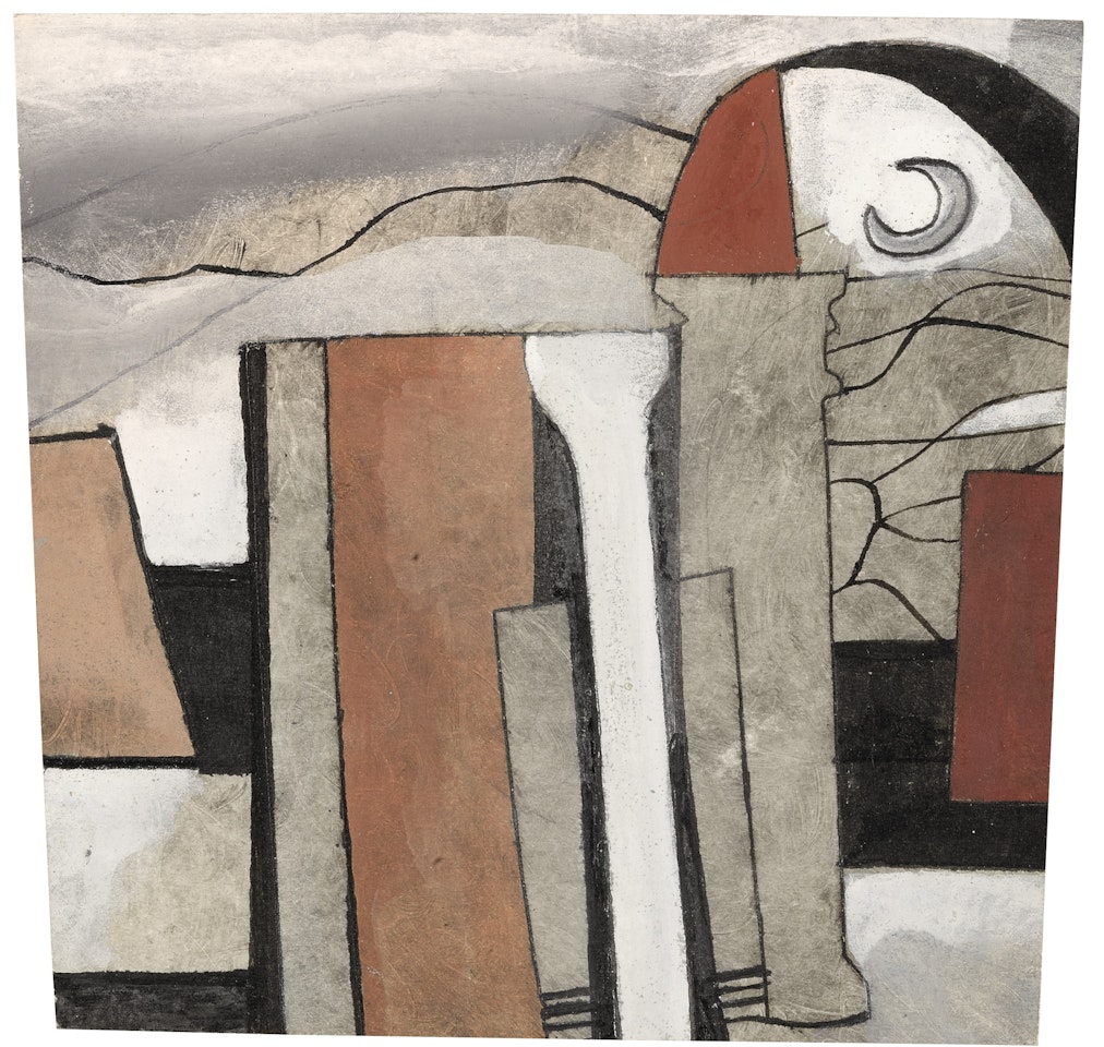 65-67 (AZETAIO, PORTUGAL) VARIATION ON A THEME NO. 2 by Ben Nicholson, O.M.
