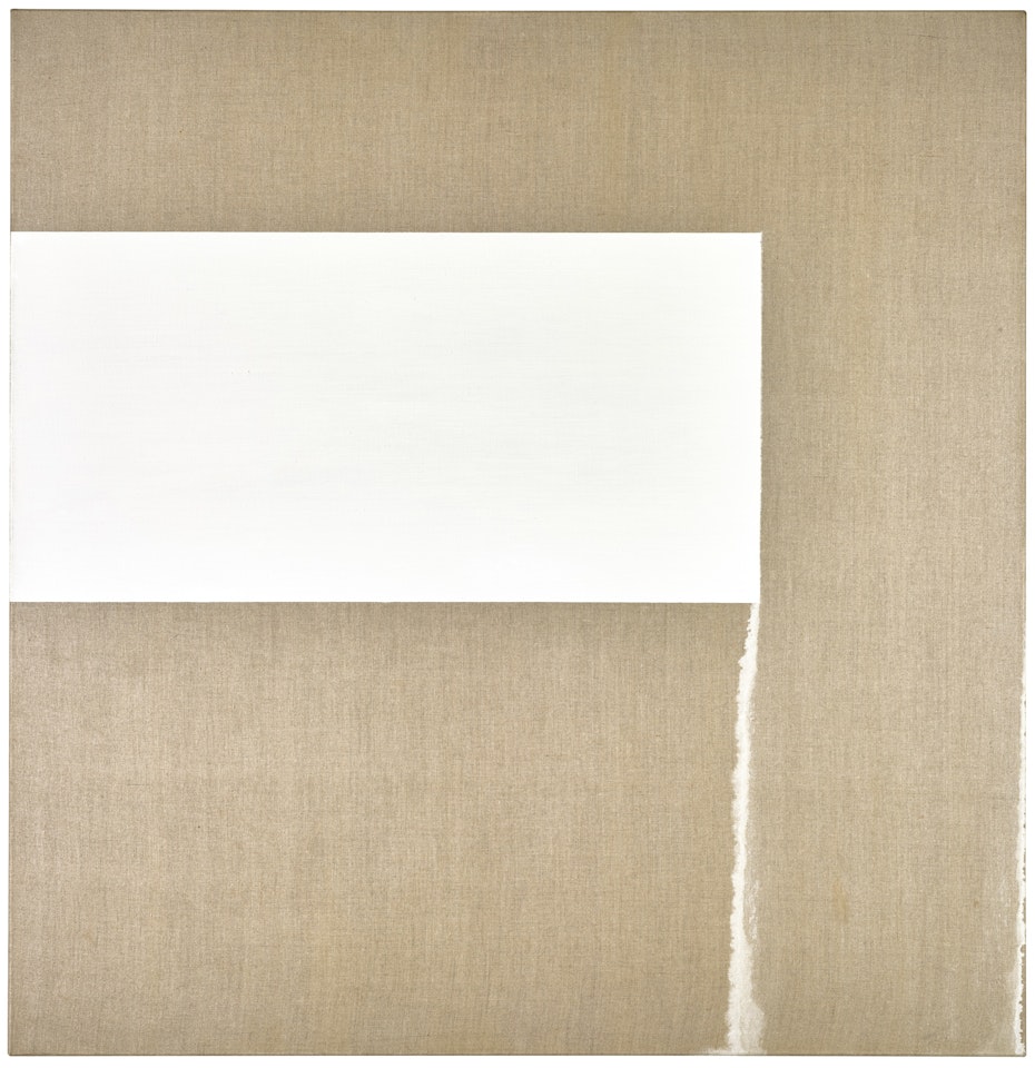 EXPOSED PAINTING, TITANIUM WHITE by Callum Innes