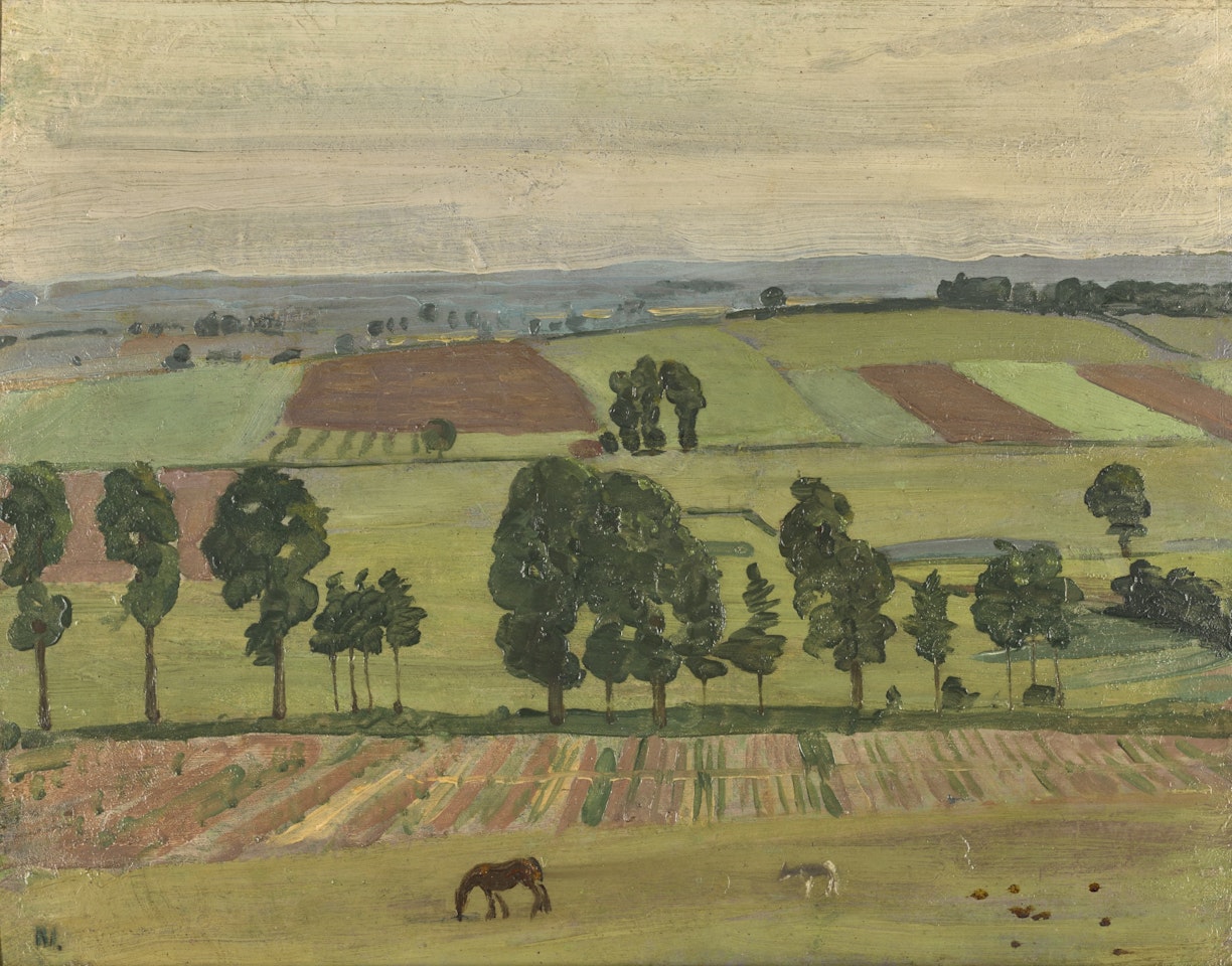 GLASTONBURY PLAIN by William Nicholson