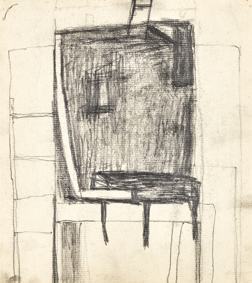 SEATED FIGURE WITH CAT II by William Scott