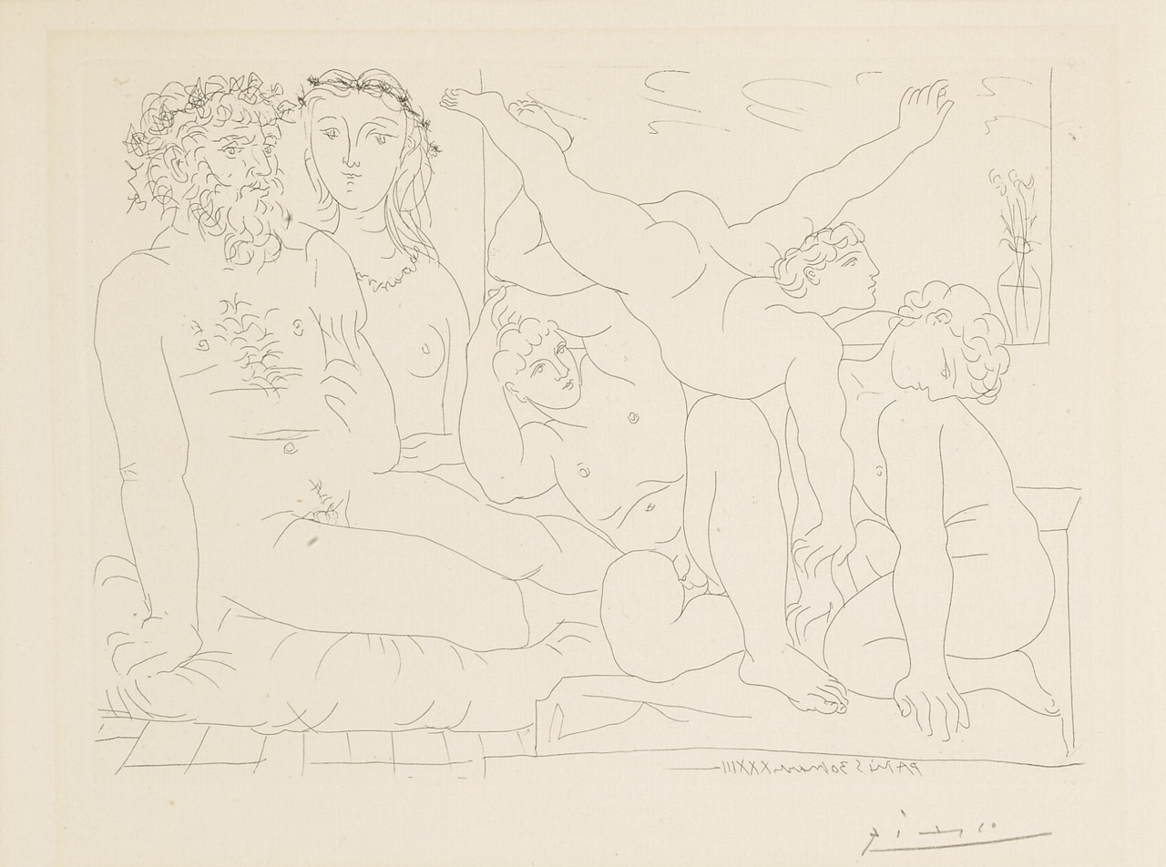 FAMILLE DE SALTIMBANQUES (B. 163; BA. 316) by Pablo Picasso