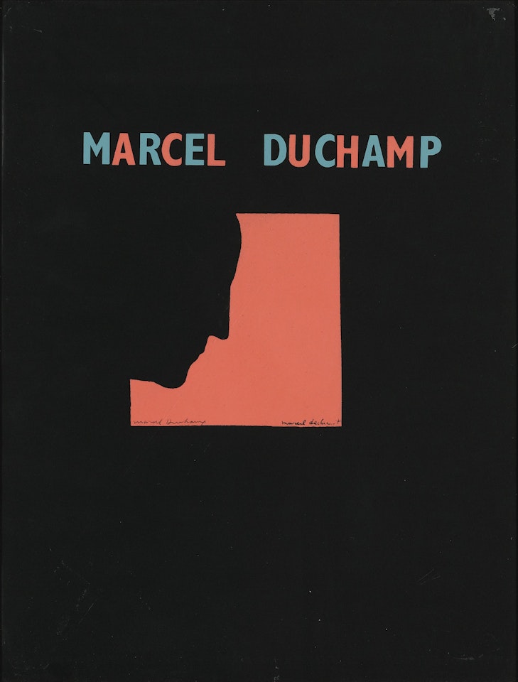 POSTER AFTER SELF-PORTRAIT IN PROFILE by Marcel Duchamp