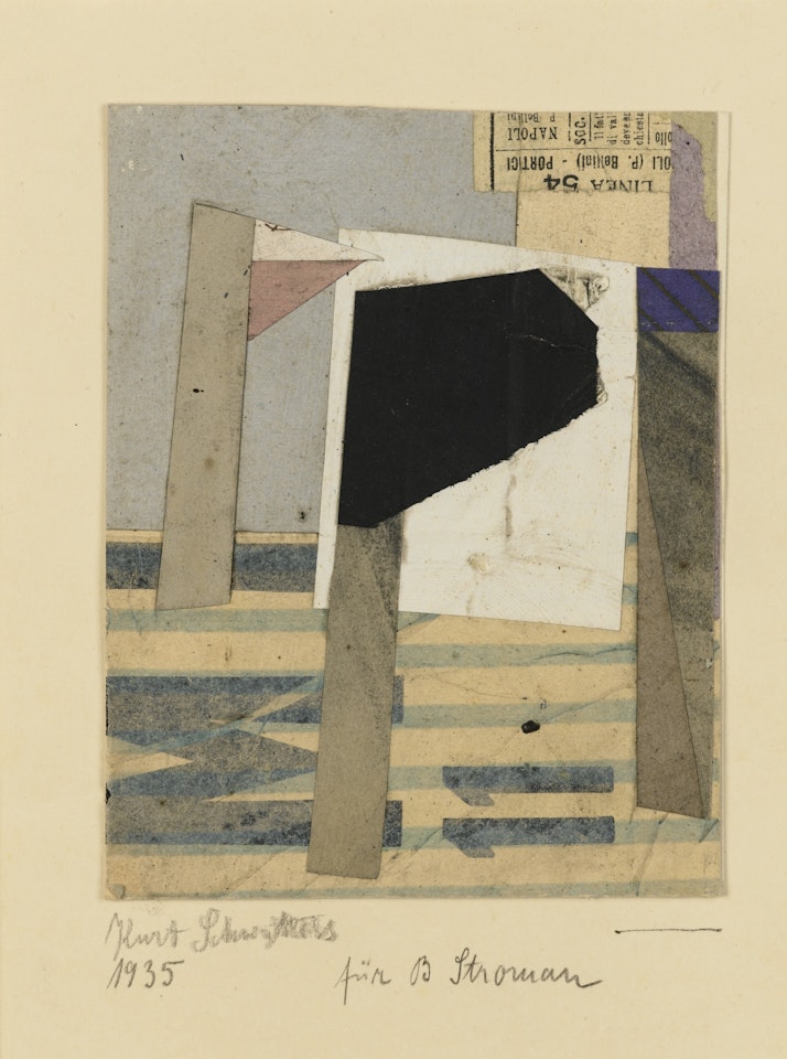 FÜR B STROMAN (FOR B STROMAN) by Kurt Schwitters