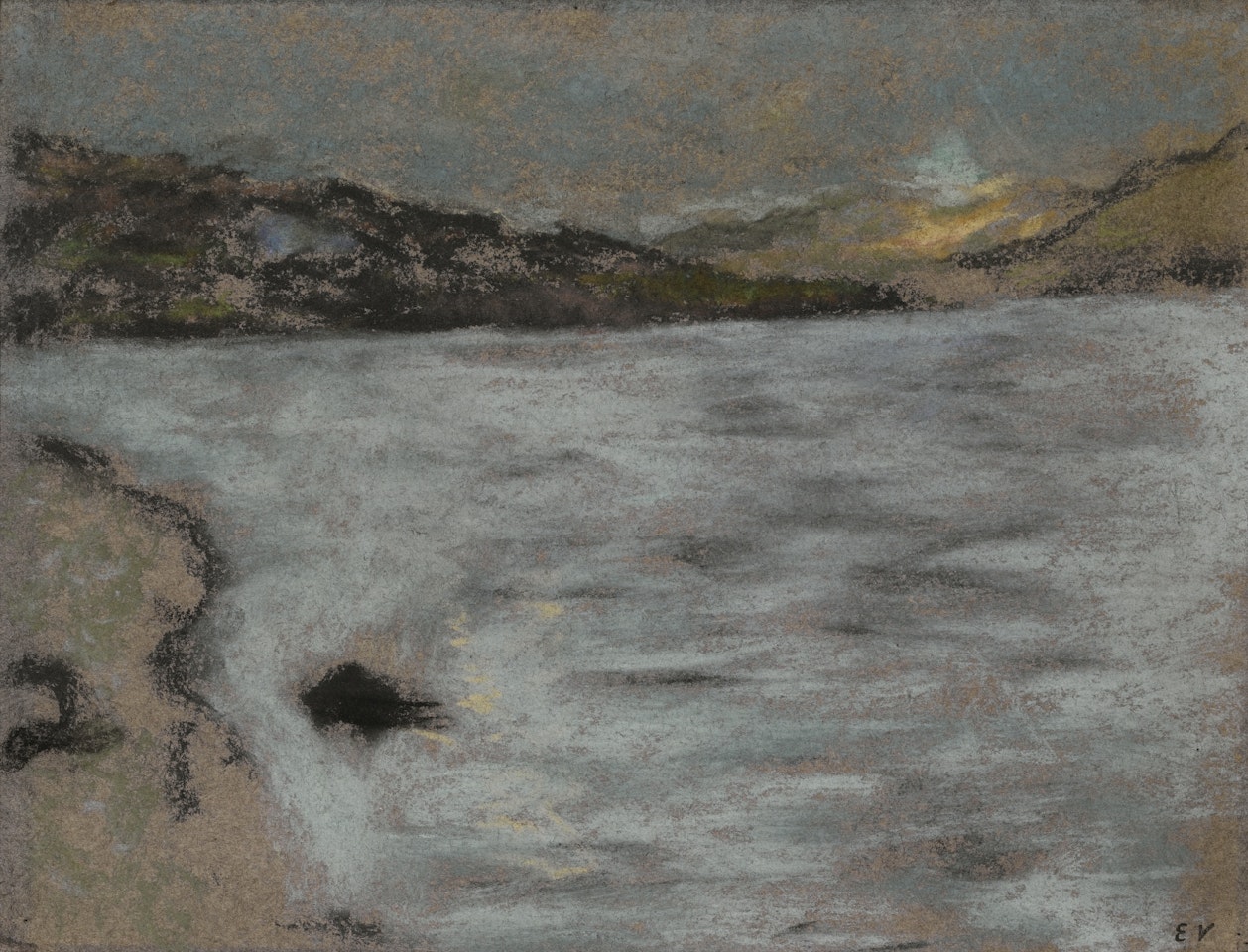 EFFET DE SOIR SUR LA MER by Édouard Vuillard
