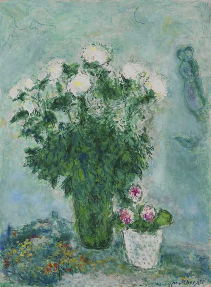 LE BOUQUET BLANC by Marc Chagall