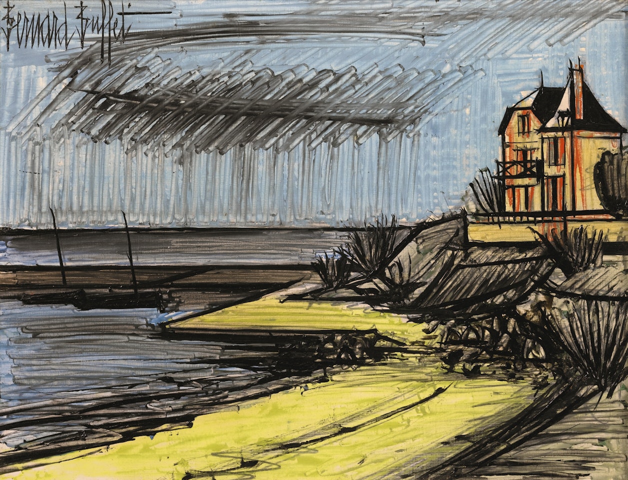 PORT DE PLAGE by Bernard Buffet