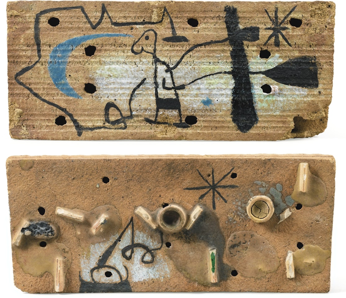 PLAQUE DOUBLE FACE by Joan Miró