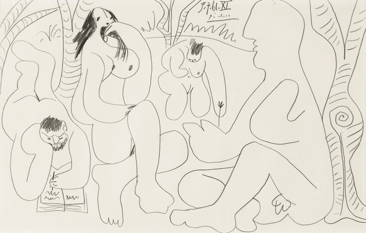 LE DÉJEUNER SUR L'HERBE by Pablo Picasso