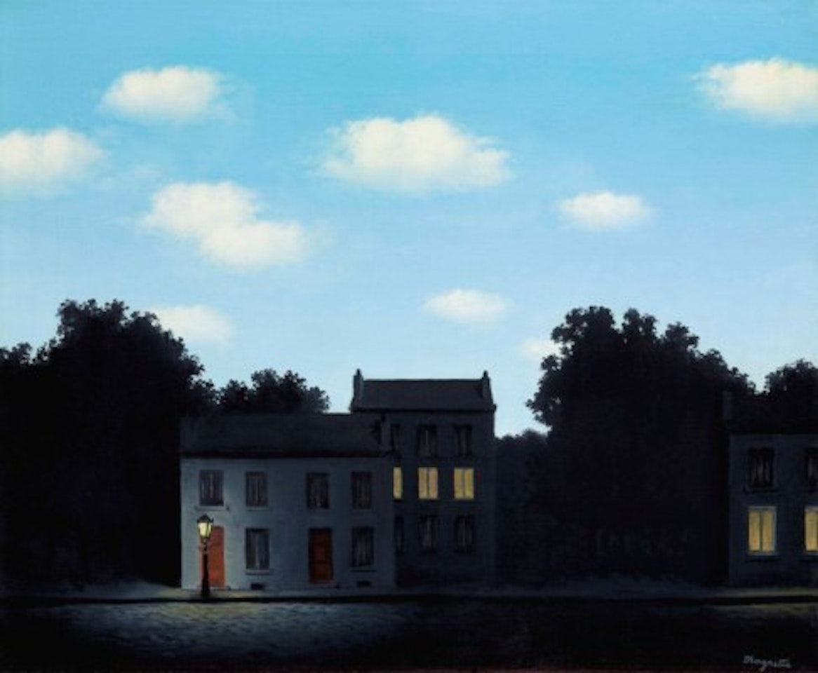 L’empire des lumières by René Magritte