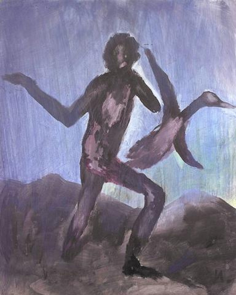 Leda and Swan by Sidney Nolan