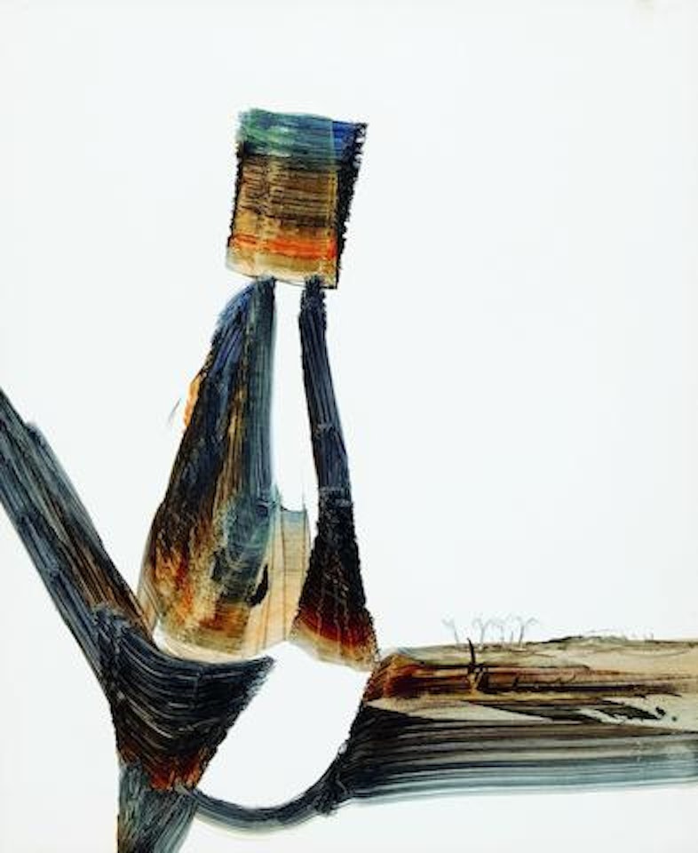 Kelly, Rifle and Horse by Sidney Nolan