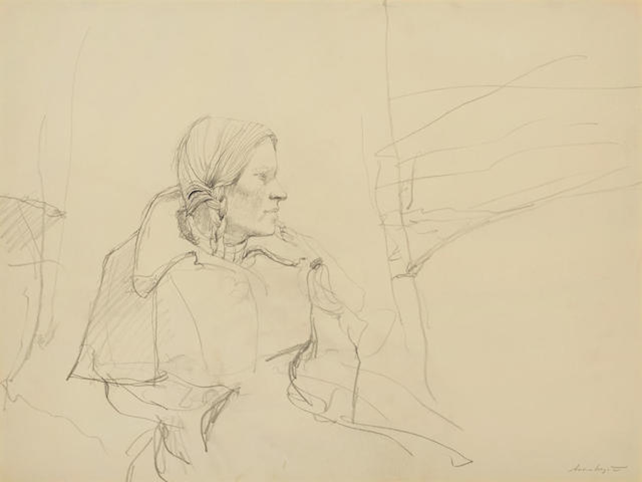 Cape Coat by Andrew Wyeth