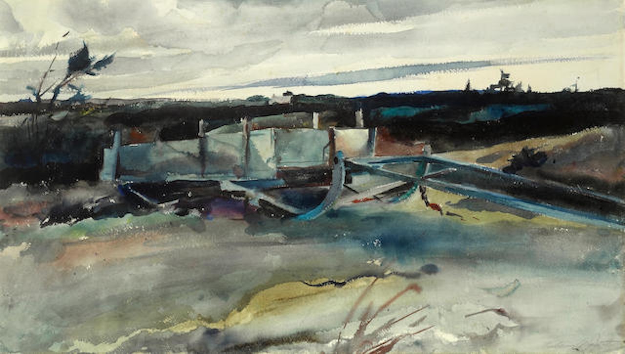 The Bobsled by Andrew Wyeth