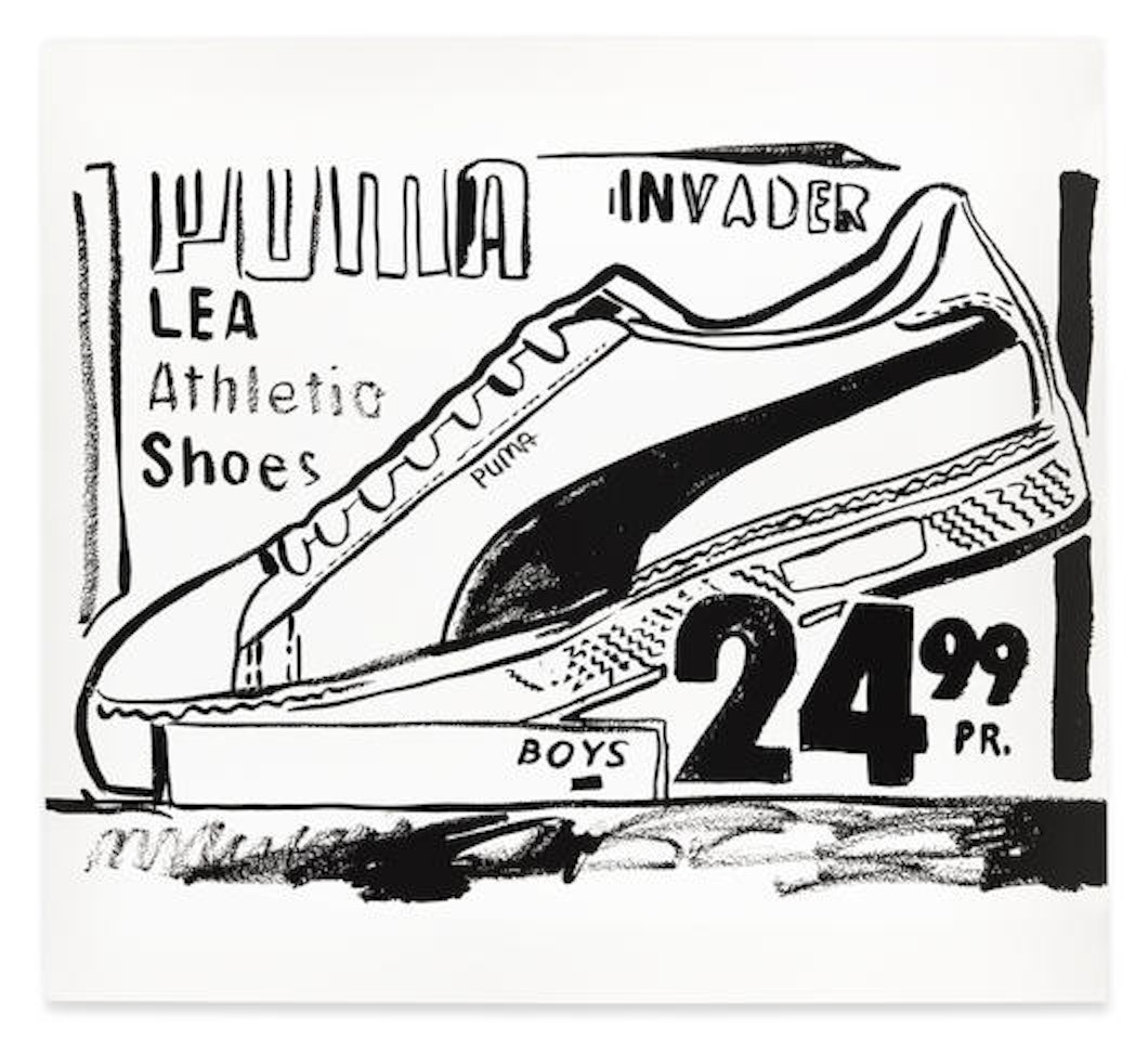 Puma Invader (Positive) by Andy Warhol