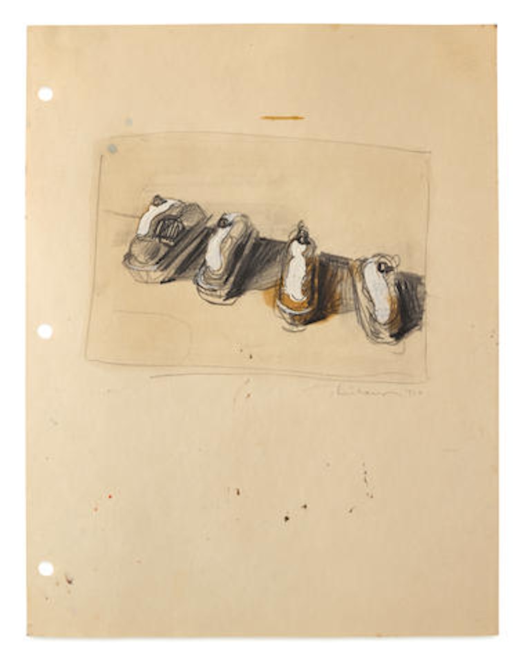 Untitled (Sundaes) by Wayne Thiebaud