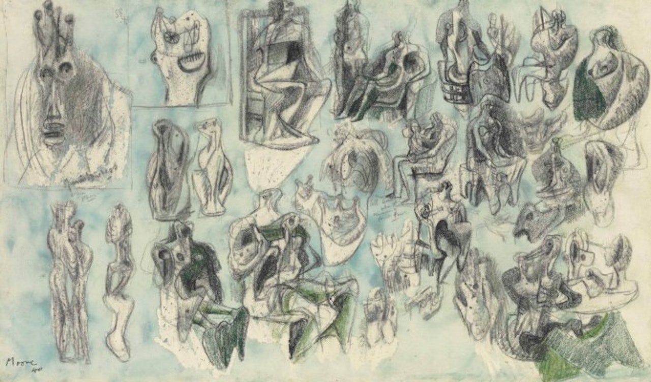 Ideas for Sculpture by Henry Moore