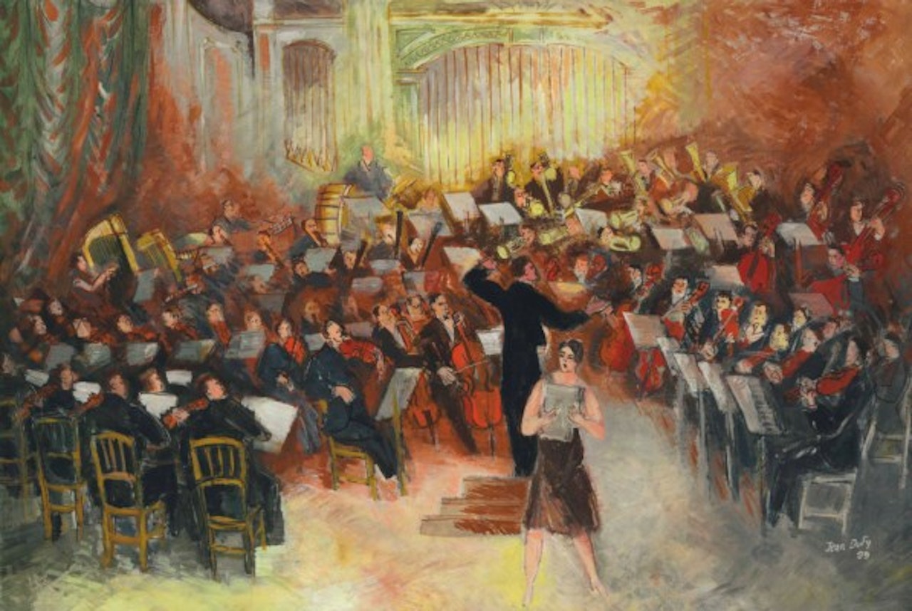 Salle Gaveau, le grand orchestre by Jean Dufy