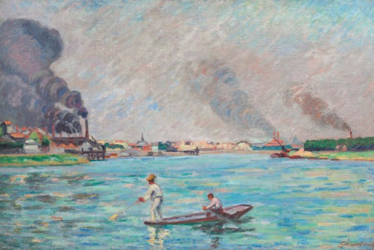 La Seine à Ivry by Armand Guillaumin