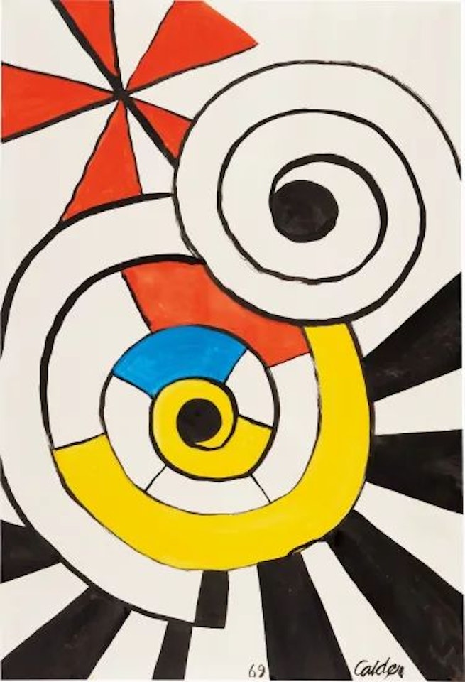 Overlapping Spirals by Alexander Calder