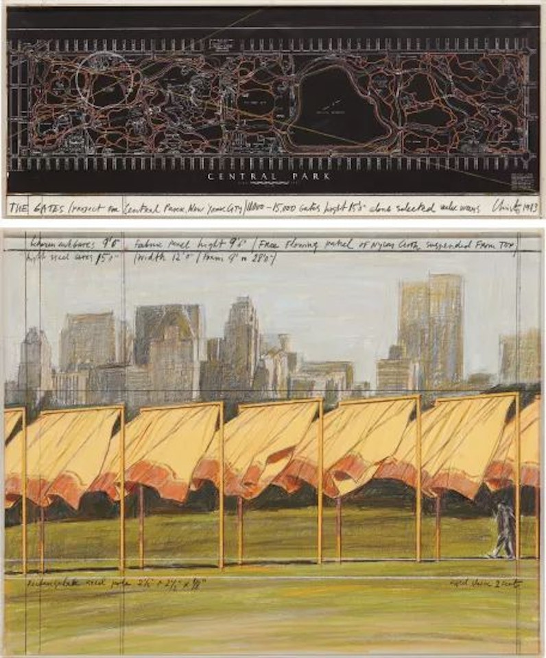 The Gates (Project for Central Park, New York City) by Christo