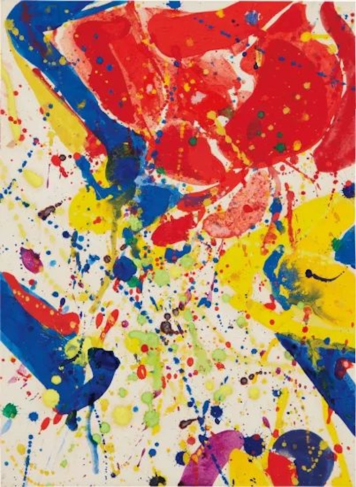 You the Yellow (SF64-166) by Sam Francis