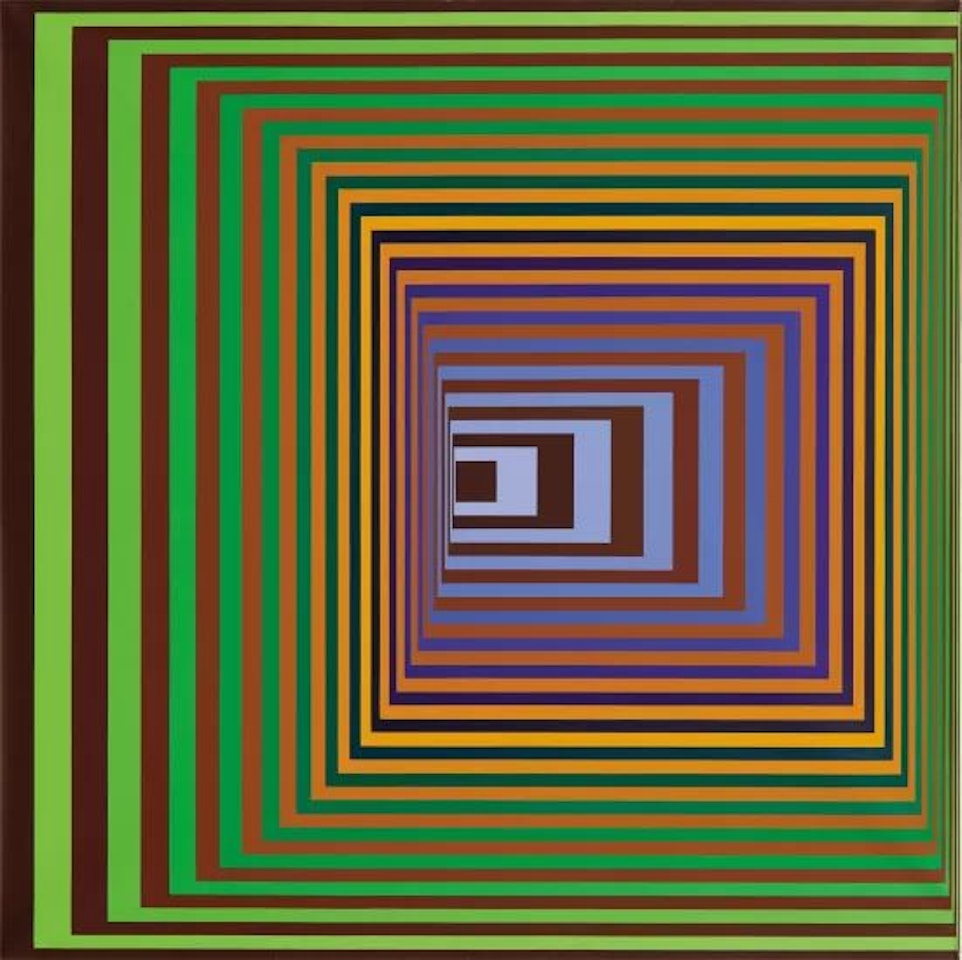 Vonal-Stri by Victor Vasarely
