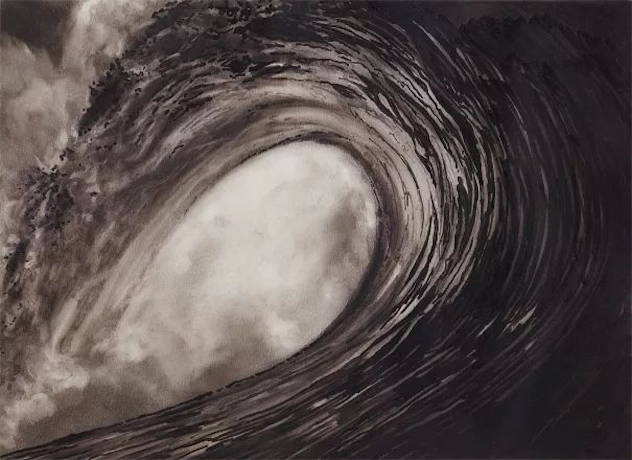 Untitled Study (Pipeline, Hawaii) by Robert Longo