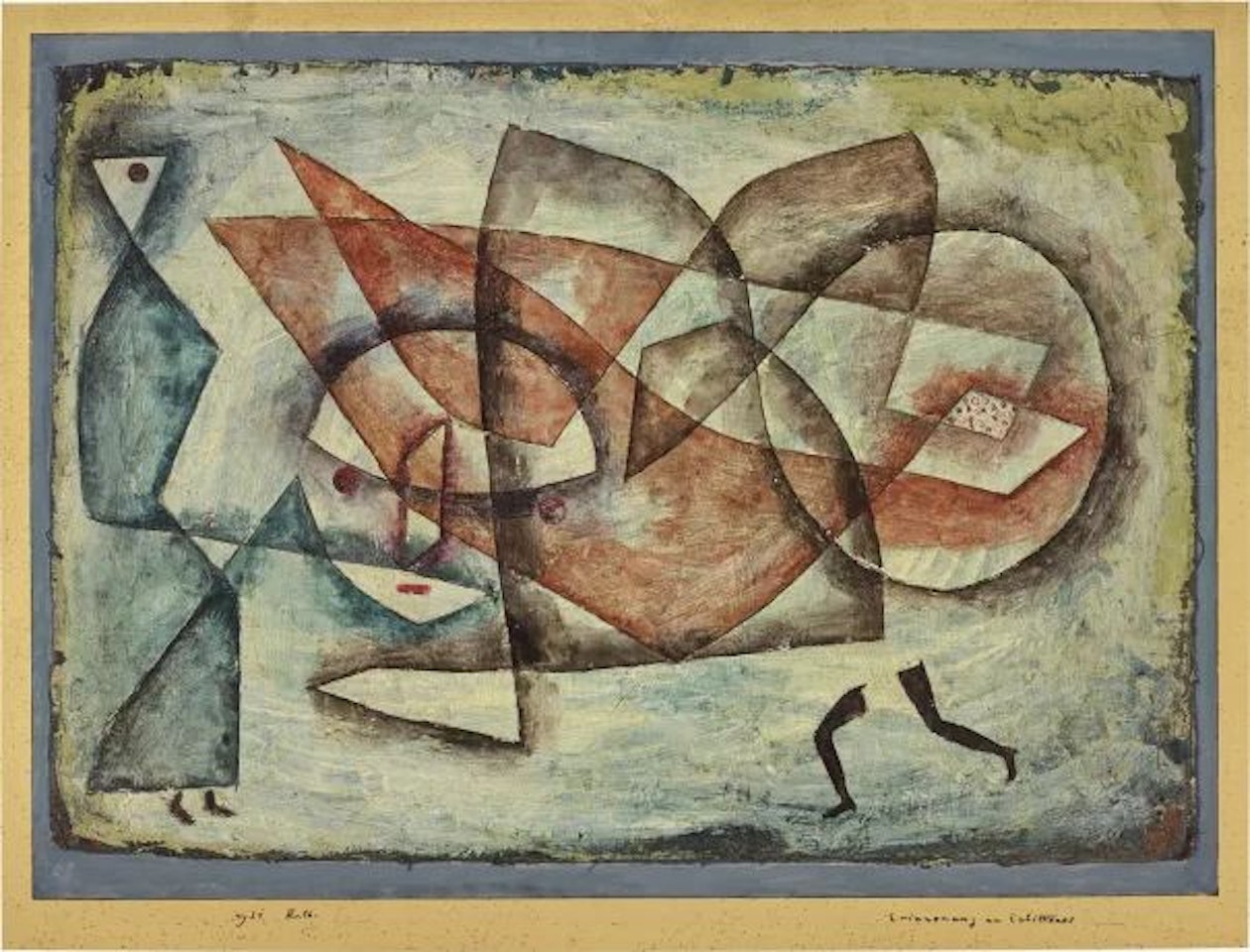 Erinnerung an Erlittenes by Paul Klee