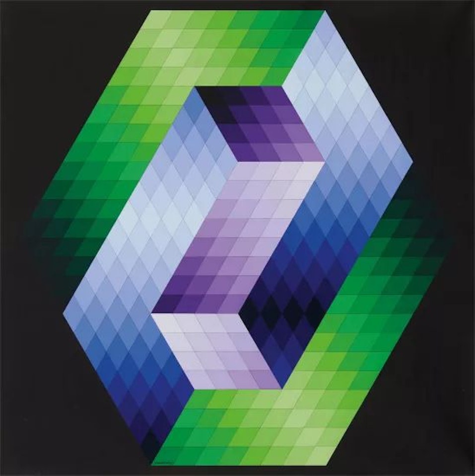 Keple-Gestalt by Victor Vasarely