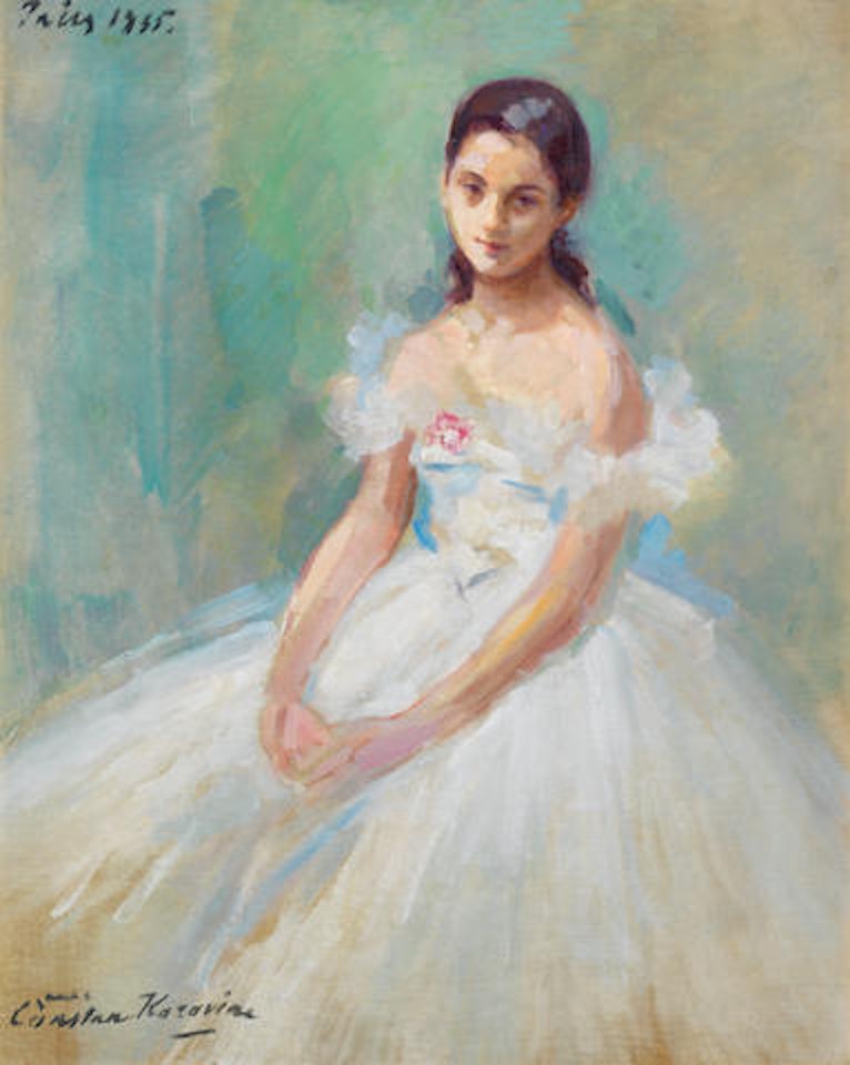 Portrait of Yolanda Lacca by Konstantin Alekseevich Korovin