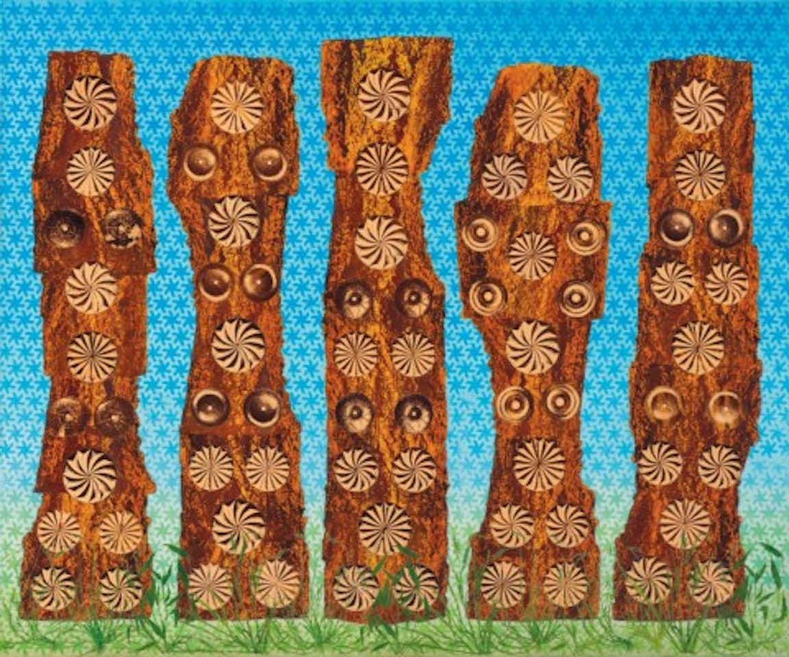 Dryadic Figures by Philip Taaffe