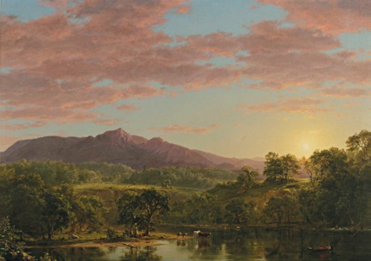 A New England Lake by Frederic Edwin Church