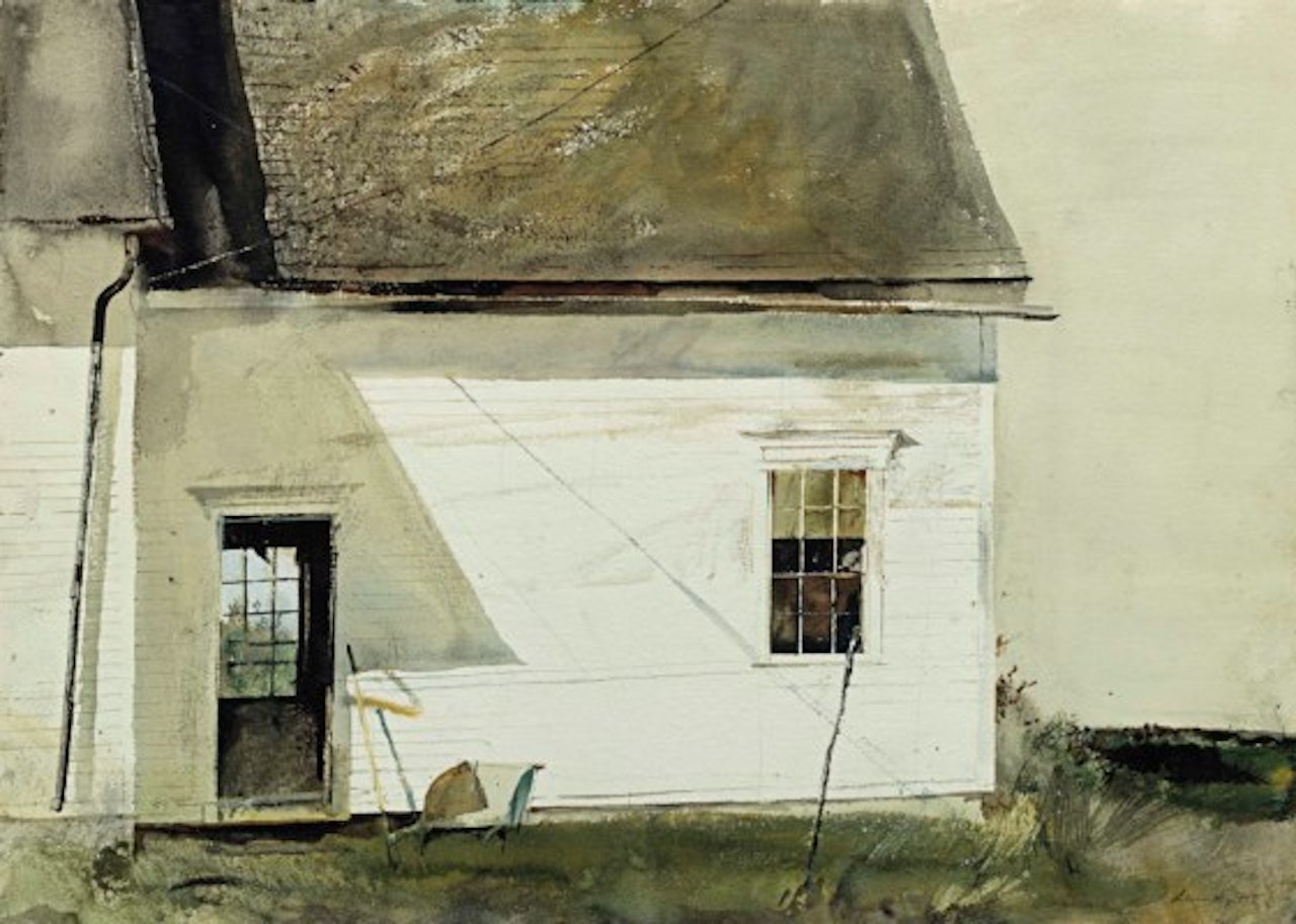 The Yellow Shade by Andrew Wyeth